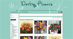 Desktop Screenshot of darlingflowers.net